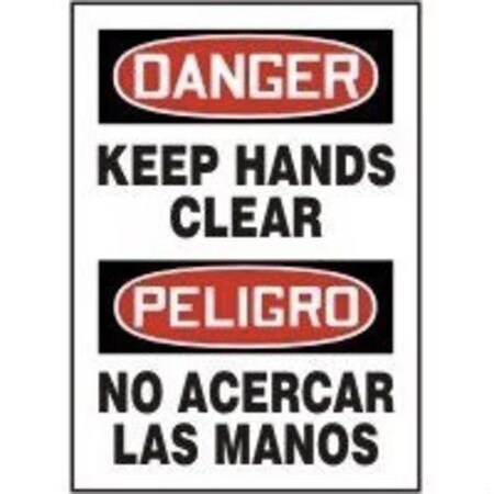 Accuform BILINGUAL OSHA DANGER Safety Sign SBMADM160MXT SBMADM160MXT